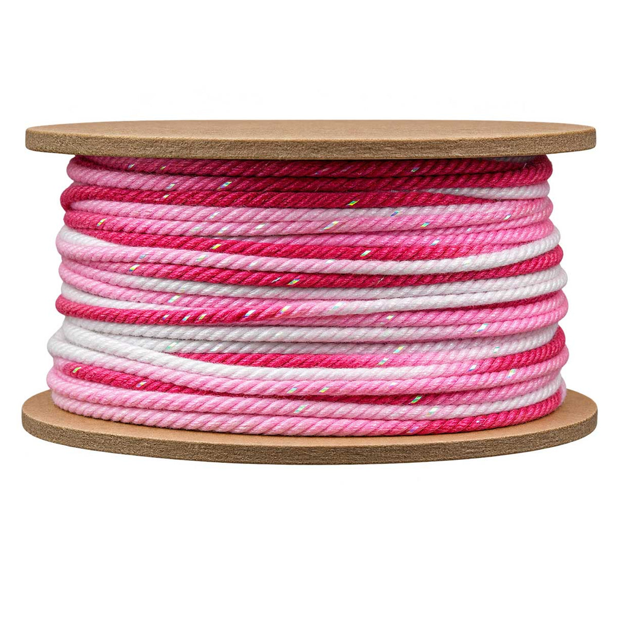 1 mm Cerise Segmented/Gradient Cotton Cord/Thread 32.5 yd (30 m) 280-
