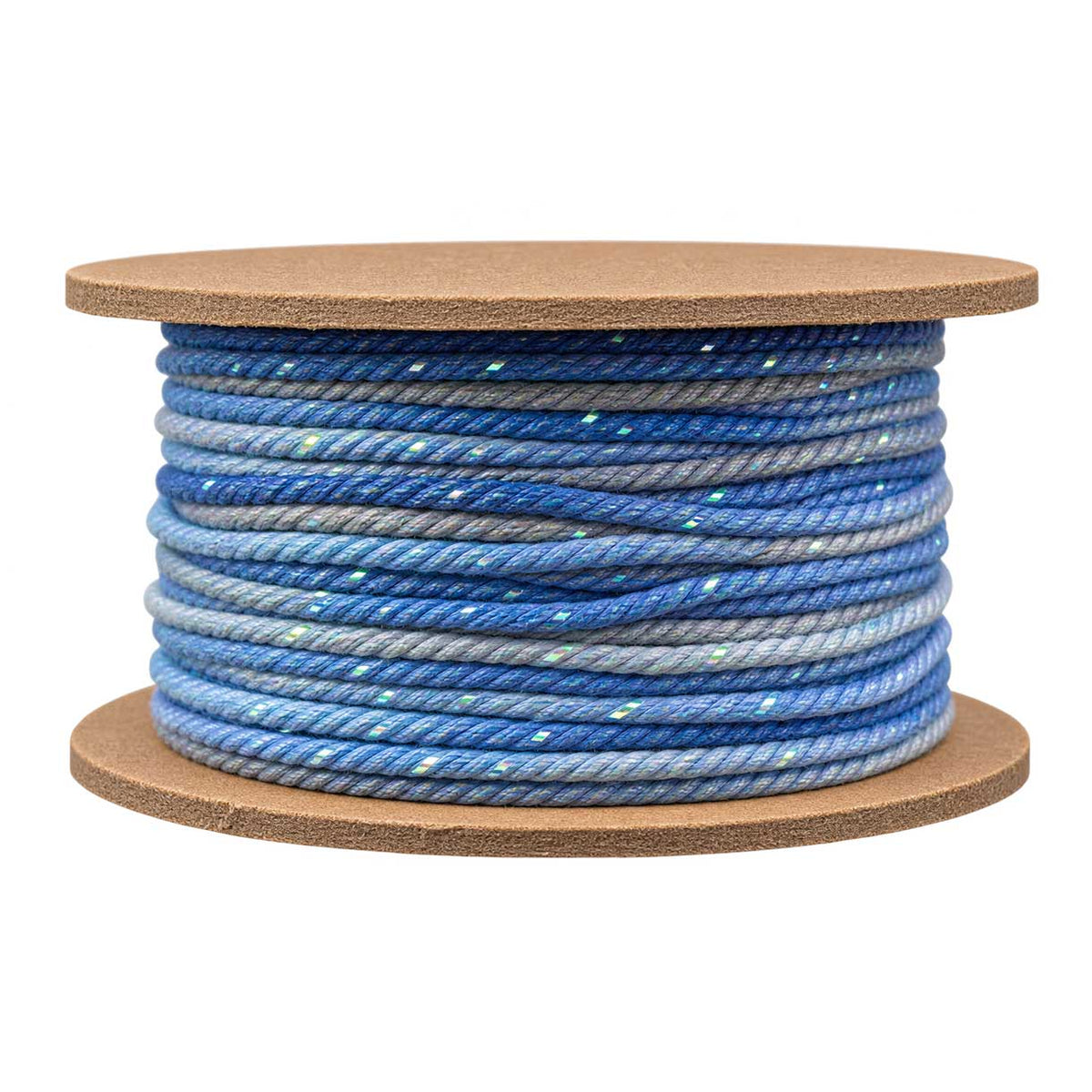 1 mm Cornflower Blue Segmented/Gradient Cotton Cord/Thread 32.5 yd (30 m) 280-