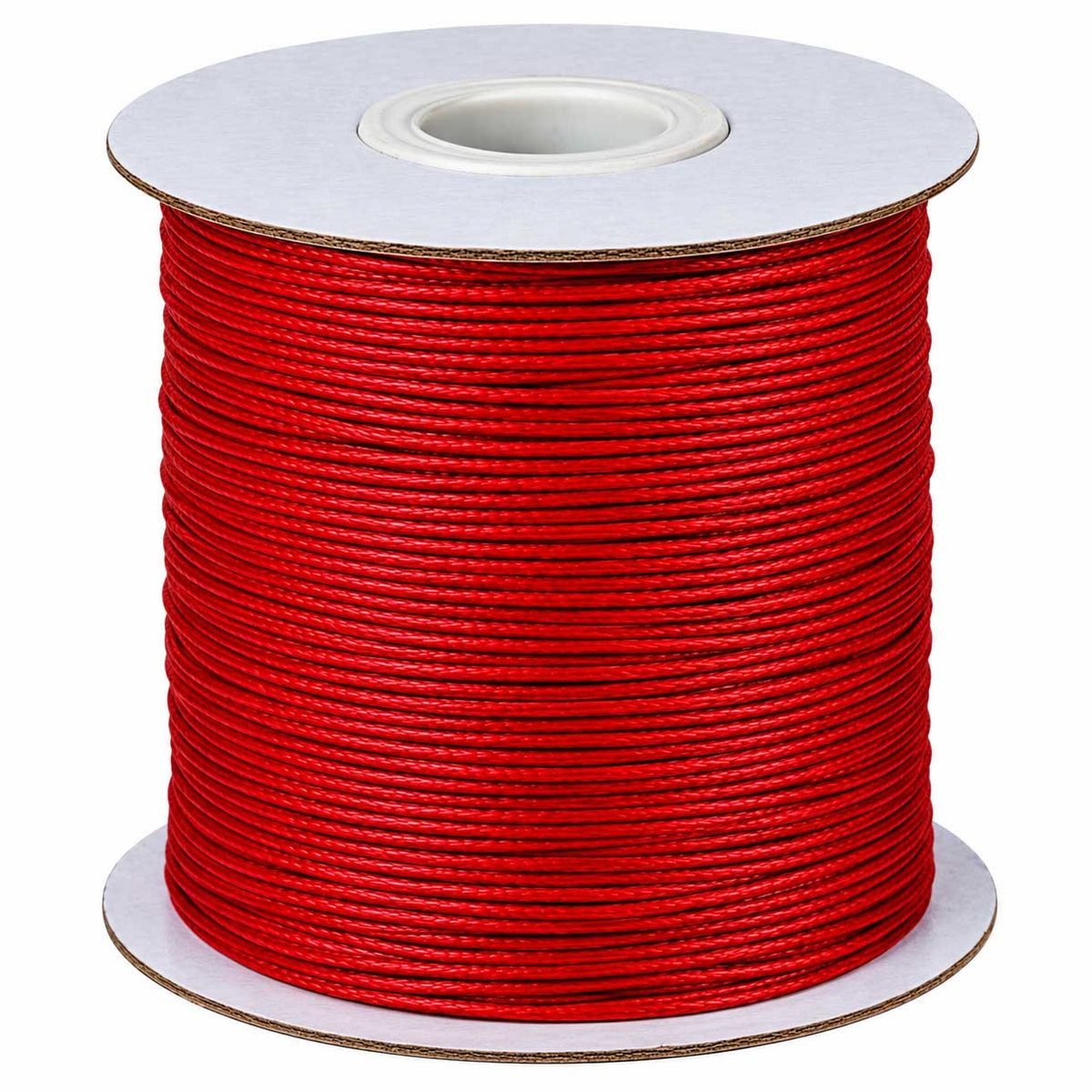 1 mm Crimson Round Waxed Polyester Cord/Thread 85 yd (77.5 m) 280-