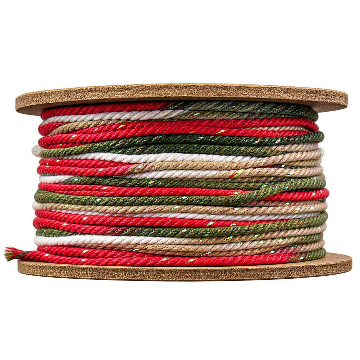 1 mm Dark Red Segmented/Gradient Cotton Cord/Thread 32.5 yd (30 m) 280-
