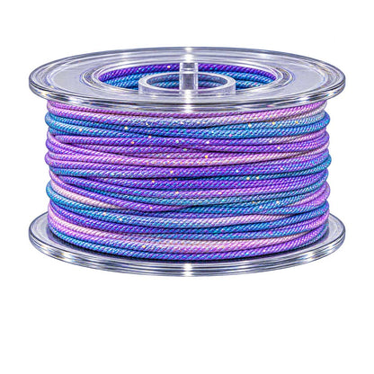 1 mm Deep Blue Sky Metallic Segmented/Gradient Polyester Cord/Thread 29.5 yd (27 m) 280-