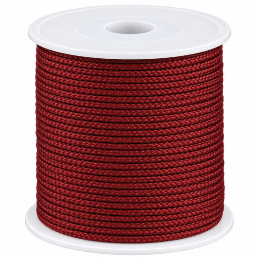 1 mm Firebrick Nylon Rattail Shamballa Cord/Thread 100 yd (91.4 m) Spool 280-