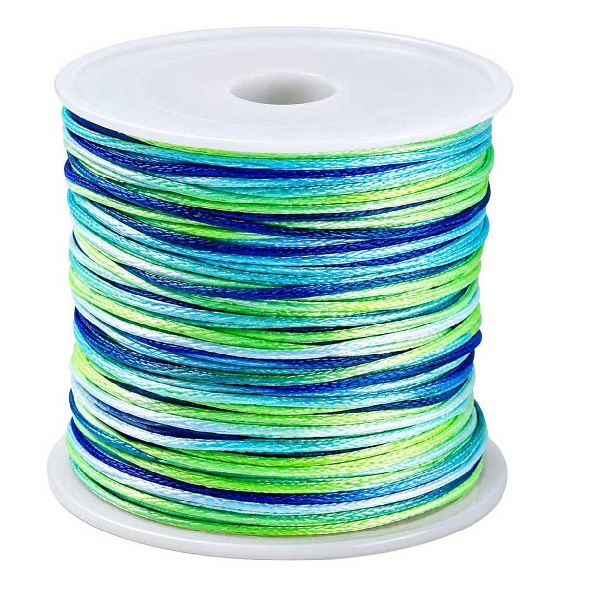 1 mm Green Segmented/Gradient Nylon Cord/Thread 50 yd (47.5 m) 280-