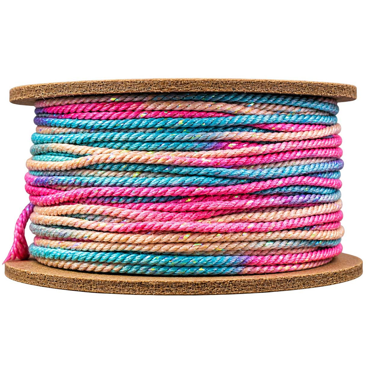 1 mm Hot Pink Segmented/Gradient Cotton Cord/Thread 32.5 yd (30 m) 280-
