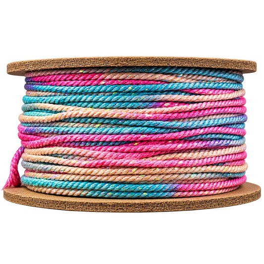 1 mm Hot Pink Segmented/Gradient Cotton Cord/Thread 32.5 yd (30 m) 280-