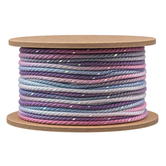 1 mm Light Blue Segmented/Gradient Cotton Cord/Thread 32.5 yd (30 m) 280-