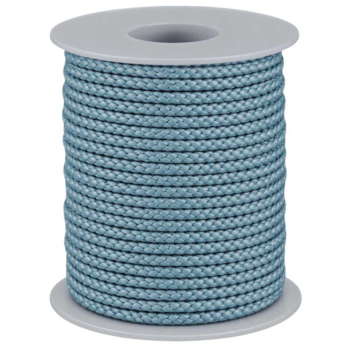 1 mm Light Steel Blue Round Waxed Poly/Cotton Cord/Thread 100 yd (91.4 m) 280-