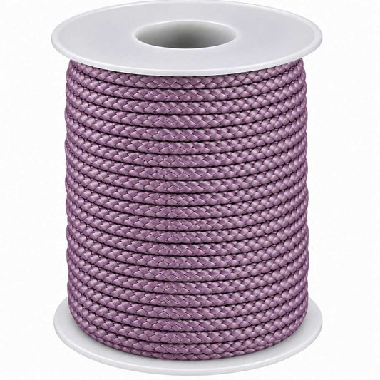 1 mm Lilac Round Waxed Poly/Cotton Cord/Thread 100 yd (91.4 m) 280-