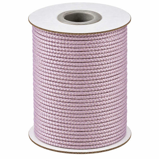 1 mm Lilac Round Waxed Polyester Cord/Thread 85 yd (77.5 m) 280-