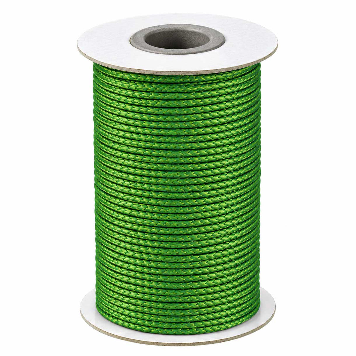 1 mm Lime Green Round Waxed Polyester Cord/Thread 85 yd (77.5 m) 280-