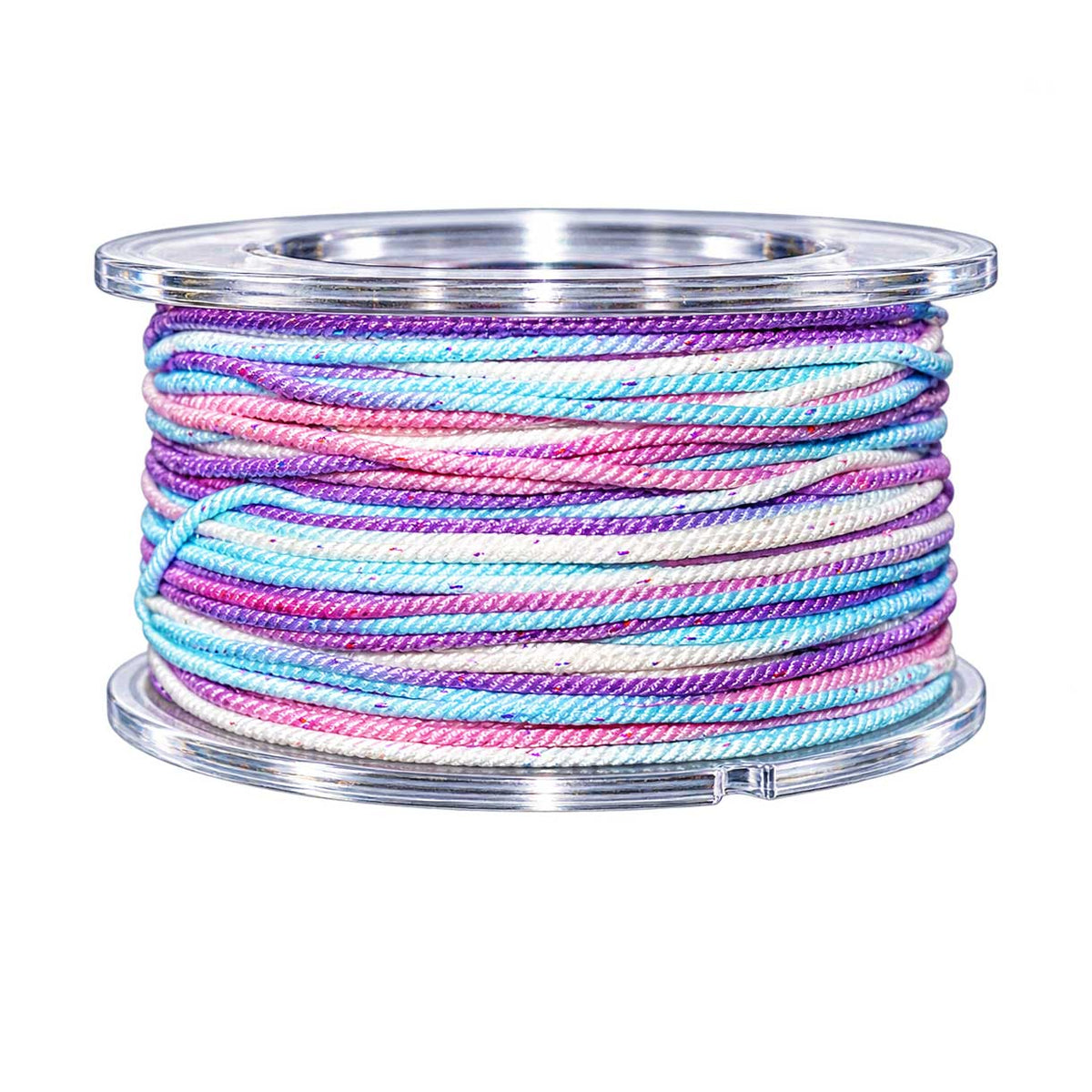 1 mm Medium Metallic Purple Segmented/Gradient Polyester Cord/Thread 29.5 yd (27 m) 280-