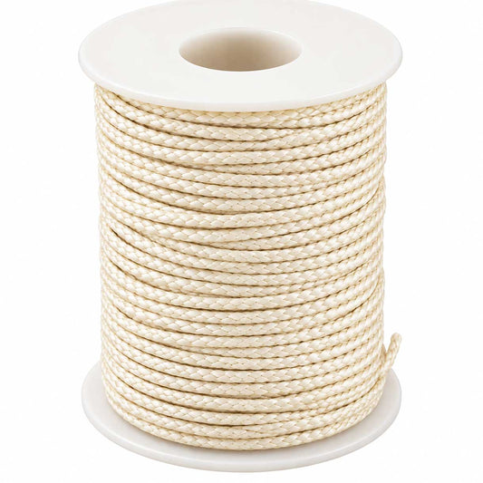 1 mm Old Lace Round Waxed Poly/Cotton Cord/Thread 100 yd (91.4 m) 280-