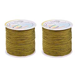1 mm Olive Nylon Rattail Shamballa Cord/Thread 100 yd (91.4 m) (1 Single Spool)