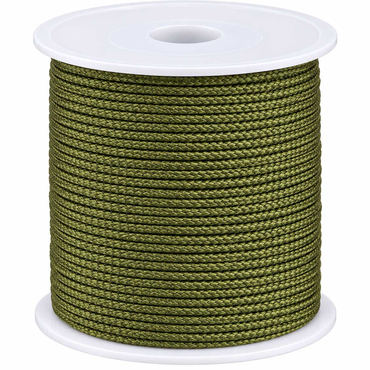 1 mm Olive Nylon Rattail Shamballa Cord/Thread 100 yd (91.4 m) Spool 280-