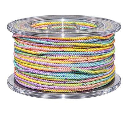 1 mm Pastel #2 Metallic Segmented/Gradient Polyester Cord/Thread 29.5 yd (27 m) 280-