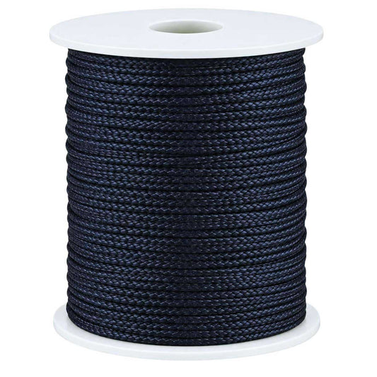 1 mm Prussian Blue Round Waxed Poly/Cotton Cord/Thread 100 yd (91.4 m) 280-