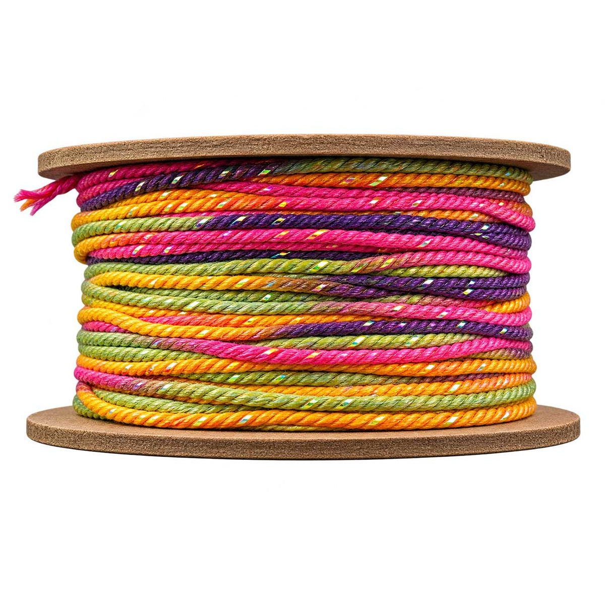 1 mm Purple Segmented/Gradient Cotton Cord/Thread 32.5 yd (30 m) 280-