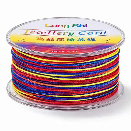 1 mm RBY Segmented/Gradient Polyester Cord/Thread 54.5 yd (50 m) 280-