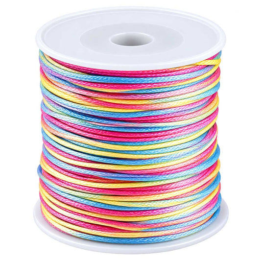 1 mm Rainbow Segmented/Gradient Nylon Cord/Thread 50 yd (47.5 m) 280-
