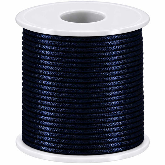 1 mm Royal Blue Nylon Rattail Satin Cord/Thread 32.8 yd (30 m) 280-