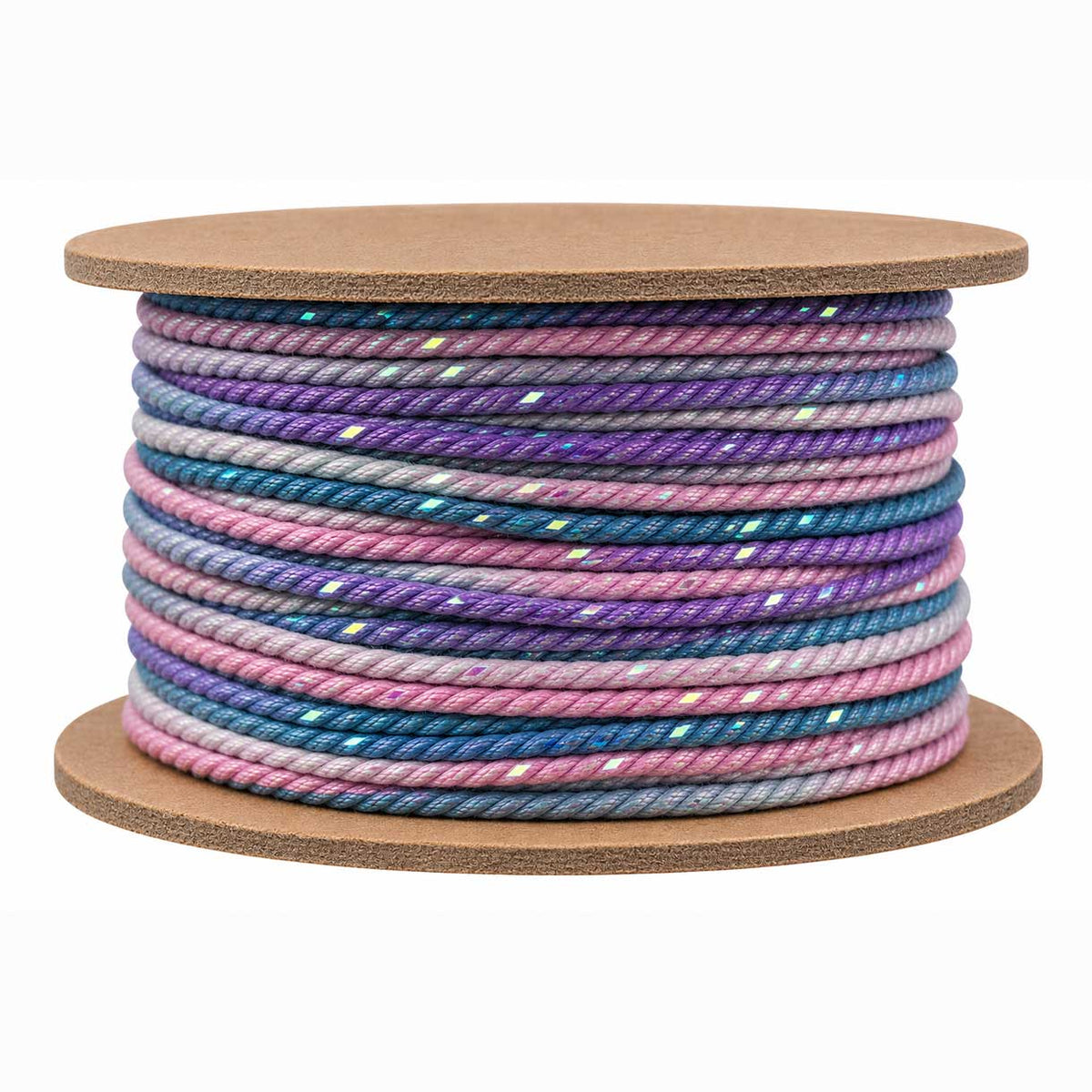 1 mm Steel Blue Segmented/Gradient Cotton Cord/Thread 32.5 yd (30 m) 280-
