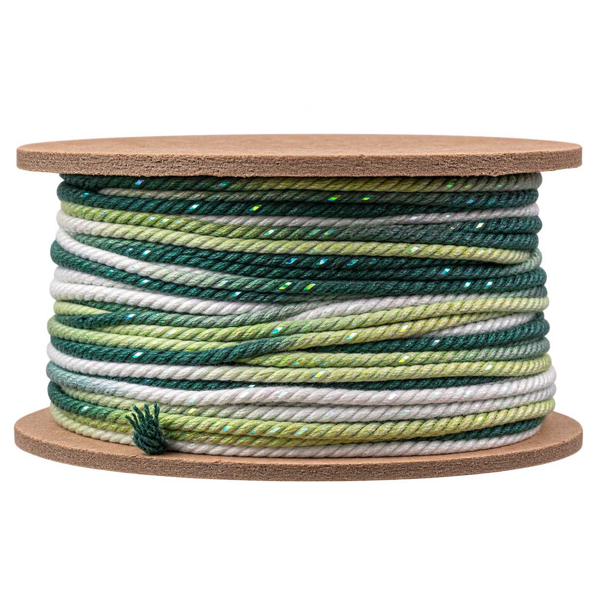 1 mm Teal Segmented/Gradient Cotton Cord/Thread 32.5 yd (30 m) 280-