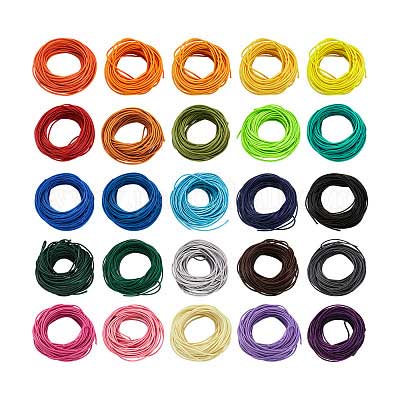 1mm 25 Colors 1 Each Waxed Cotton Cord/Thread 16.4yd (15m)/Roll