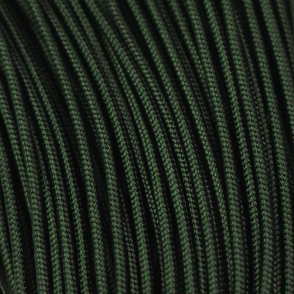 2.4 mm (3/32”) 275 Tactical Paracord Dark Hunter Green Made in the USA Nylon/Nylon (100 ft)