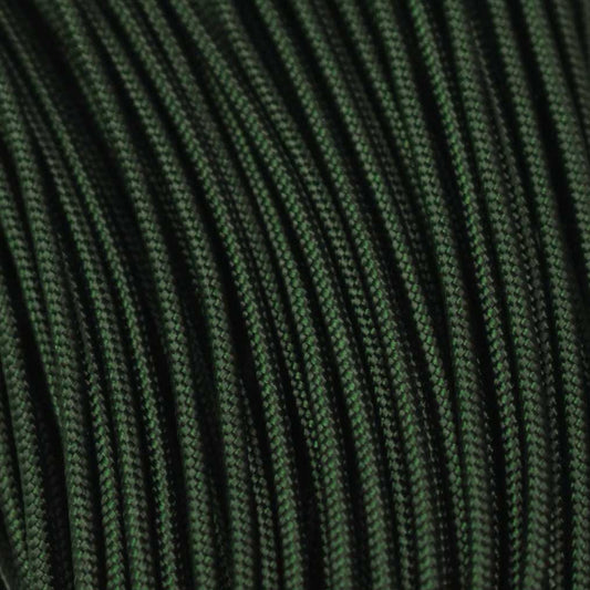 2.4 mm (3/32”) 275 Tactical Paracord Dark Hunter Green Made in the USA Nylon/Nylon (100 ft)
