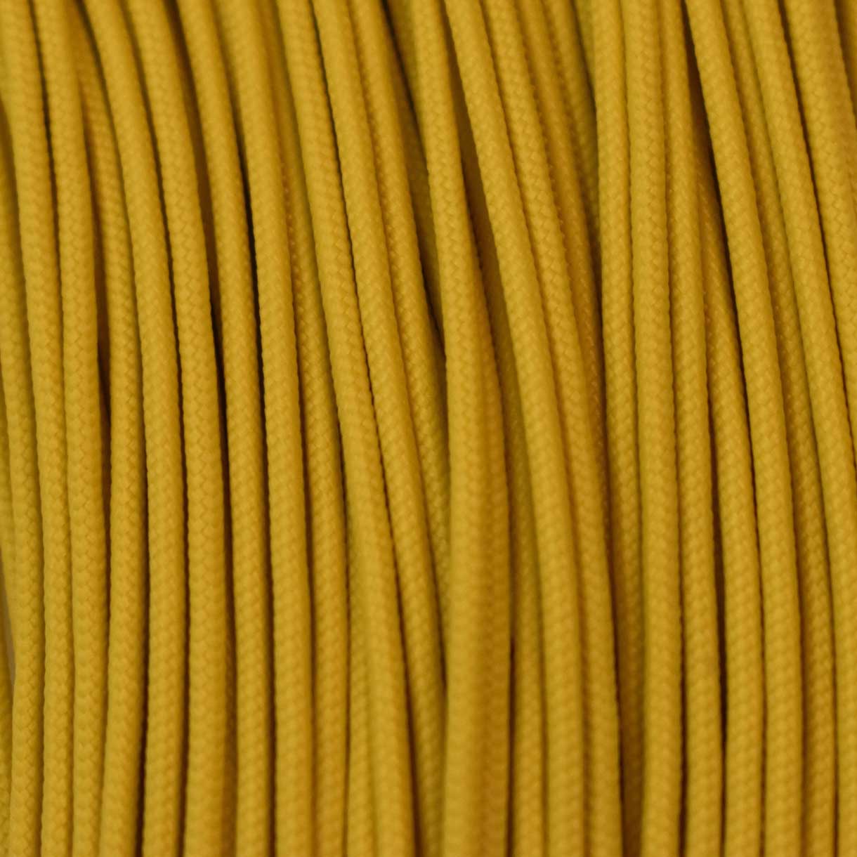2.4 mm (3/32”) 275 Tactical Paracord FS Yellow Made in the USA Nylon/Nylon (100 ft)