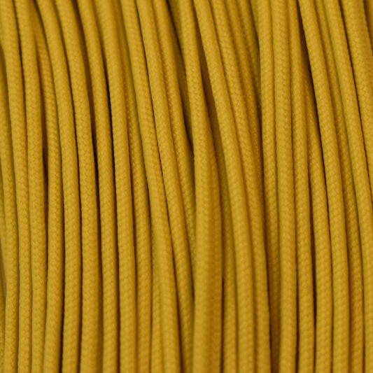 2.4 mm (3/32”) 275 Tactical Paracord FS Yellow Made in the USA Nylon/Nylon (100 ft)