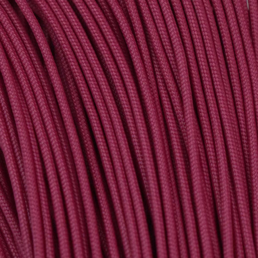 2.4 mm (3/32”) 275 Tactical Paracord Fuchsia Made in the USA Nylon/Nylon (100 ft)