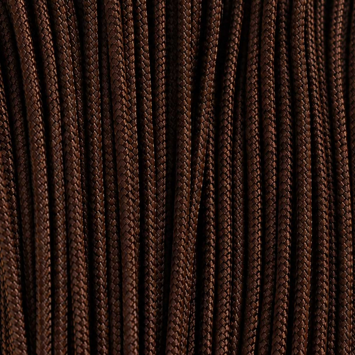 2.4 mm (3/32”) 275 Tactical Paracord Walnut Made in the USA Nylon/Nylon (100 ft) El Wood Braiding Co