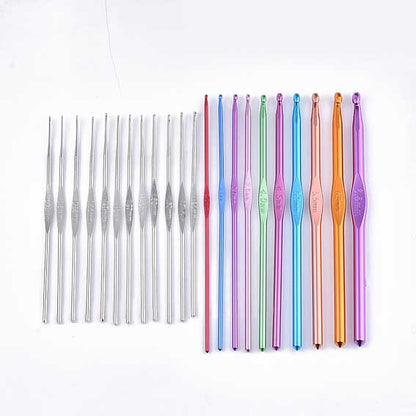 22 Pcs Crochet Hook/Needles with Bag (1 Set)