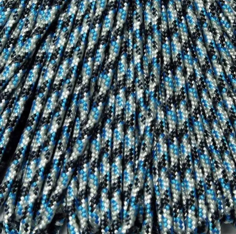 275 Paracord Blue Camo Made in the USA (100 FT.) 100Feet 167- poly/nylon paracord