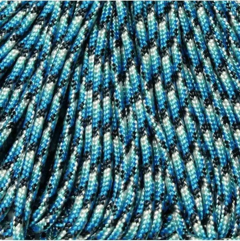 275 Paracord Blue Snake Made in the USA (100 FT.) 100Feet 167- poly/nylon paracord