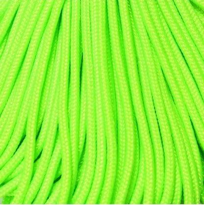 275 Paracord Neon Green Made in the USA (100 FT.) 100Feet 167- poly/nylon paracord