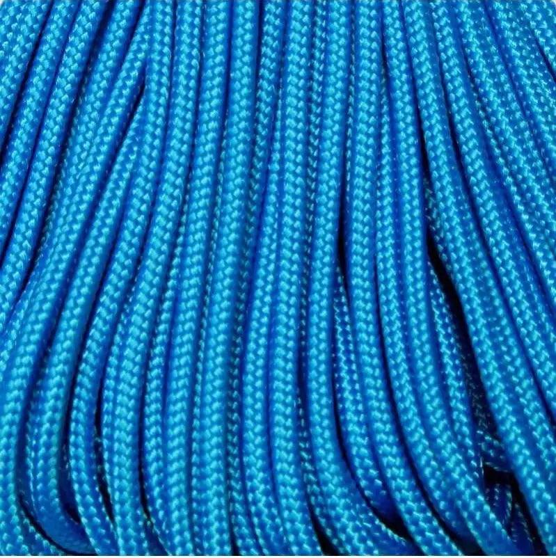 275 Paracord Blue Made in the USA Polyester/Nylon (100 FT.) - Paracord Galaxy
