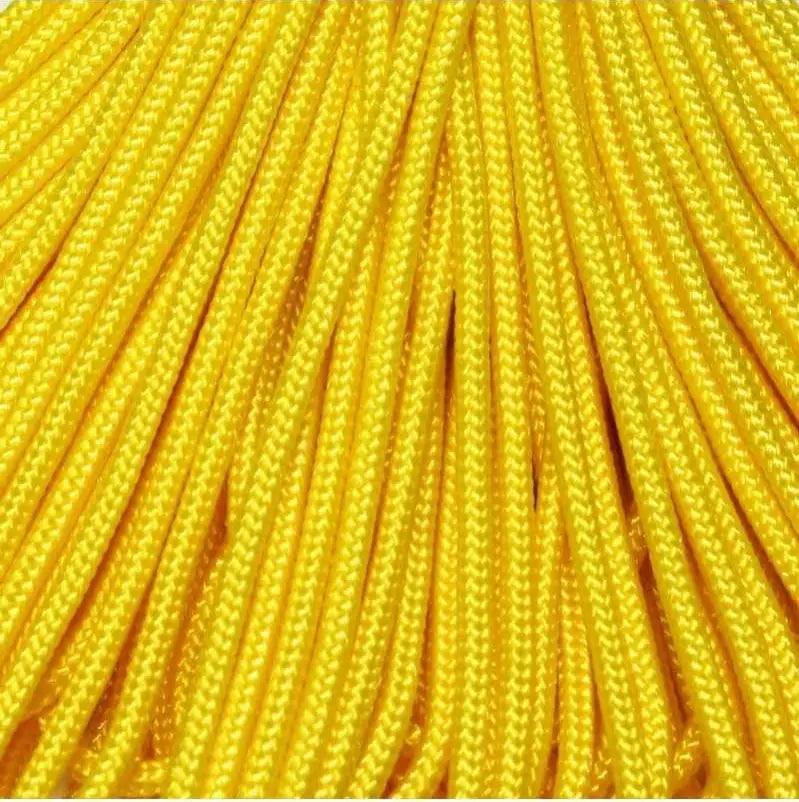 275 Paracord Canary Yellow Made in the USA Polyester/Nylon (100 FT.) - Paracord Galaxy