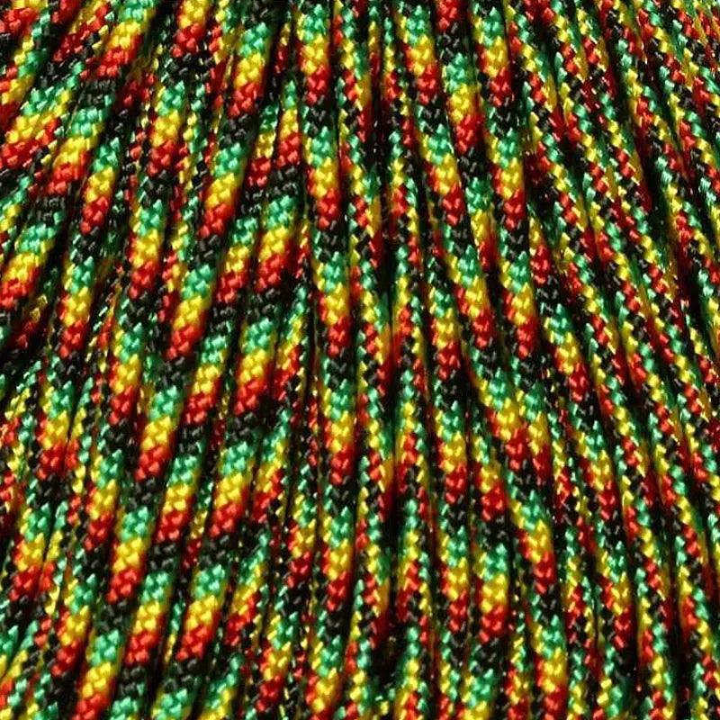 275 Paracord Jamaican Me Crazy Made in the USA Polyester/Nylon (100 FT.) - Paracord Galaxy