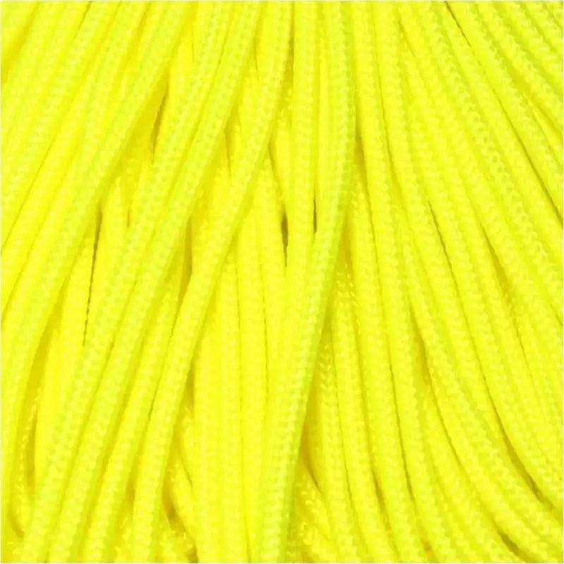 275 Paracord Neon Yellow Made in the USA Polyester/Nylon (100 FT.) - Paracord Galaxy