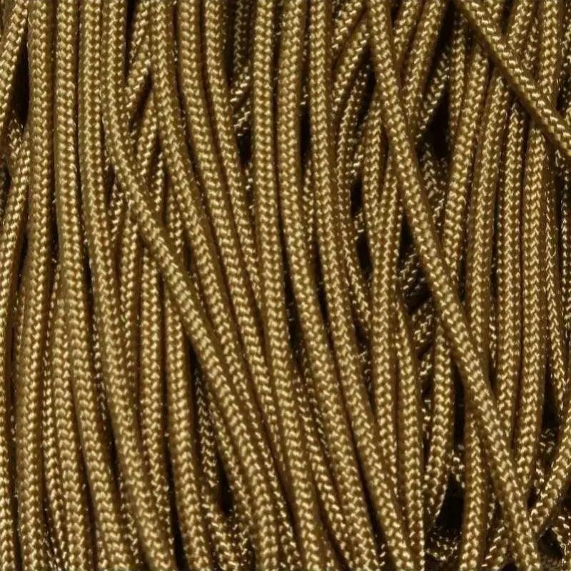 275 Paracord Tan Made in the USA Polyester/Nylon (100 FT.) - Paracord Galaxy