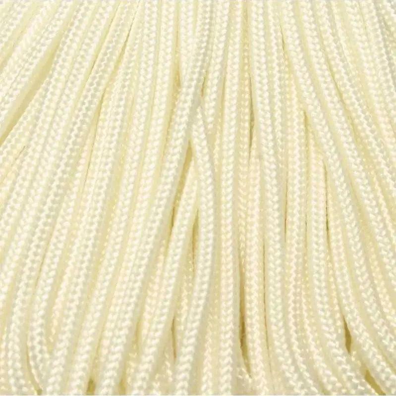 275 Paracord White Made in the USA Polyester/Nylon (100 FT.) - Paracord Galaxy