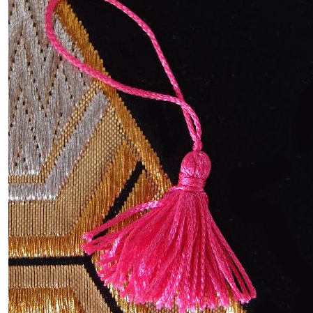 2 Inch Hot Pink Tassels  162-467