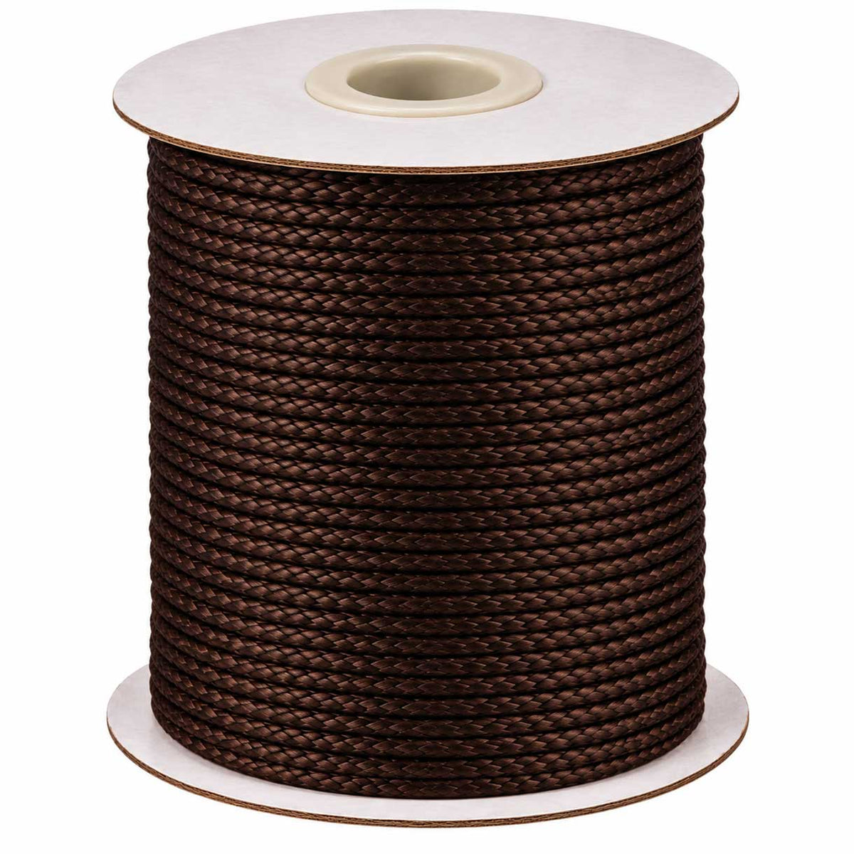 2 mm Chocolate Round Waxed Polyester Cord/Thread 90 yd (82 m) 280-