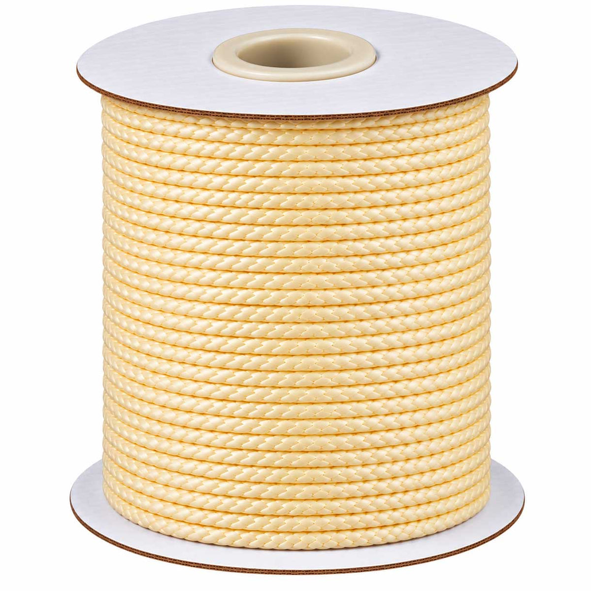 2 mm Cornsilk Round Waxed Polyester Cord/Thread 90 yd (82 m) 280-