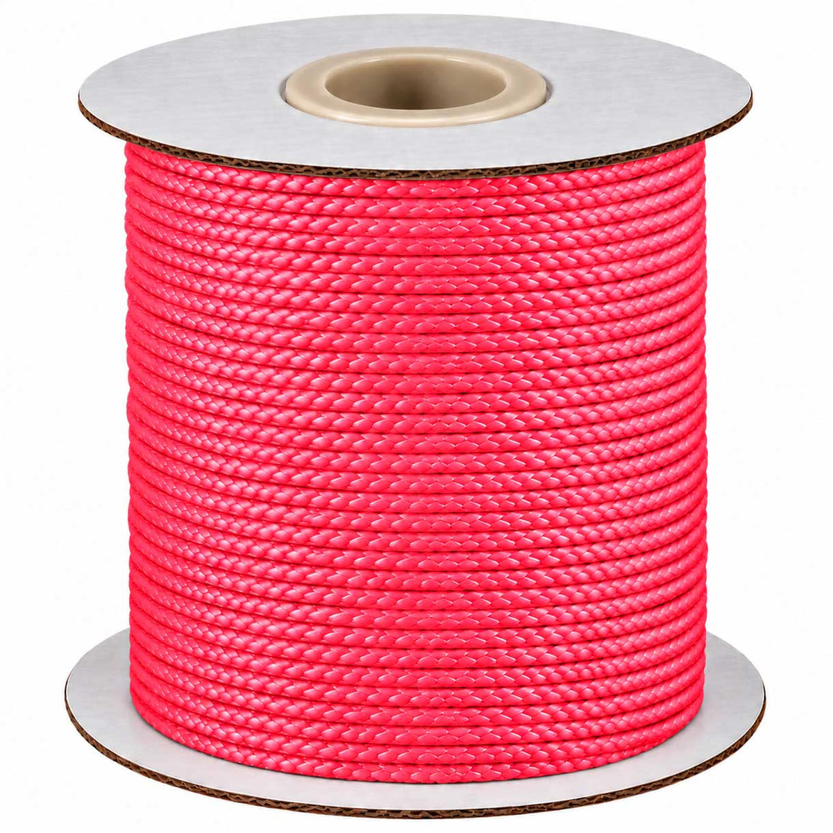 2 mm Deep Pink Round Waxed Polyester Cord/Thread 90 yd (82 m) 280-