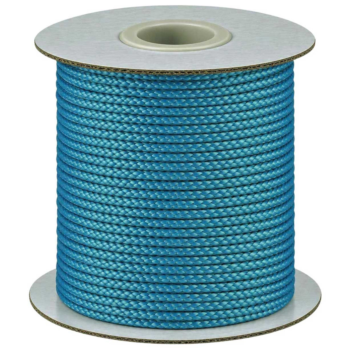 2 mm Deep Sky Blue Round Waxed Polyester Cord/Thread 90 yd (82 m) 280-