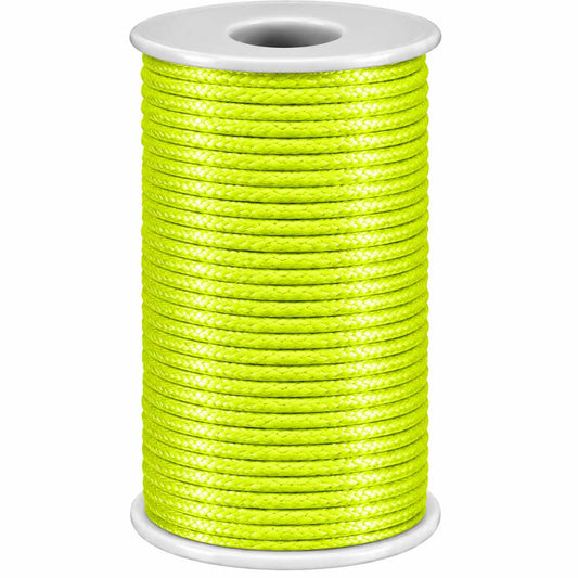 2 mm Green Yellow Polyester Rattail Satin Cord/Thread 100 yd (91.5 m) 280-