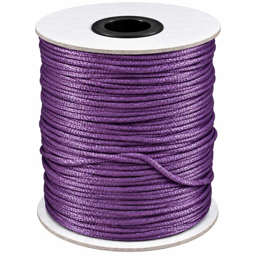 2 mm Indigo Nylon Rattail Satin Cord/Thread 100 yd (91.5 m) 280-